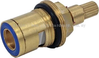 SLINE Heavy Duty Hex Copper Valve/ Faucet Valve/ Faucet Filter/ Mixer Part Quarter Replacement (R-Blue)- 00901ZB