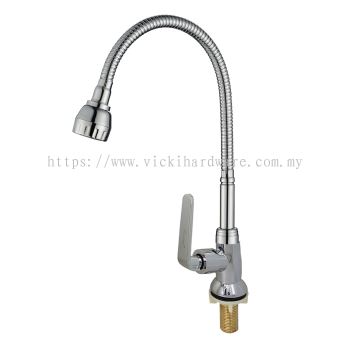 SLINE FX2113NT Flexible Hose Pillar Sink Tap (NT) - 00919H