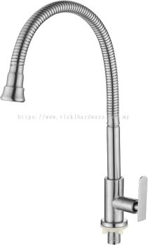 SLINE SUS304 Stainless Steel Flexible Pillar Tap - 00917W