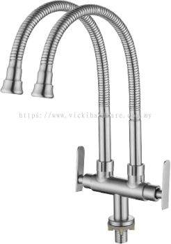 SUS304-TW FX2-2113~2 FLEXI~ PILLAR Sink Tap- 00917ZB