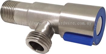 SLINE SUS304-6113 Blue Stainless Steel Angle Valve - 00917SE