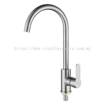 SLINE SUS-304-032 Sink Pillar Tap (38cm) - 00913Q