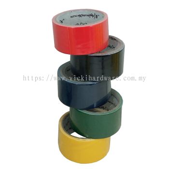 2 Inches Cloth Tape/ Fabric (Red/ Yellow/ Blue/ Green/ Black/ Silver) - 00403A/ 00403B/ 00403C/ 00403D/ 00403E/ 00403F