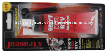 x'traseal 650F Red RTV Silicone Gasket Maker - 00453A