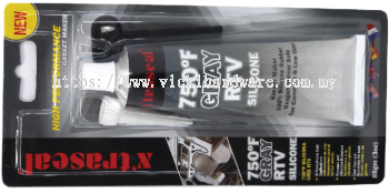 x'traseal 750F Gray RTV Silicone Gasket Maker - 00453E