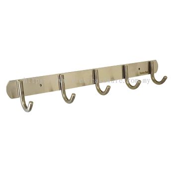 Stainless Steel Wall Hanger Clothes Hook/ Clothes Wall Hooks (4/ 5/ 6 Hooks) - 00646W/ 00646X/ 00646Y