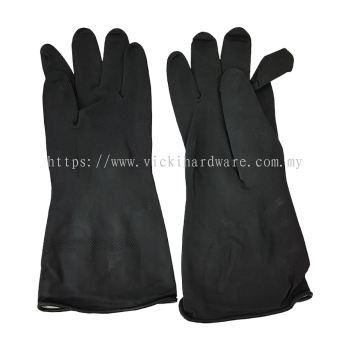 Elephant King Black Industrial Rubber Gloves - 00078R