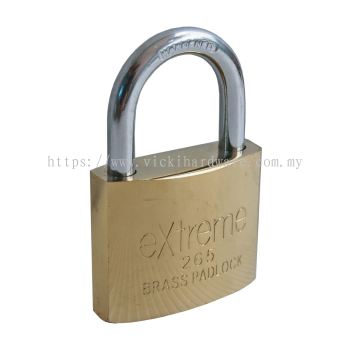 SUMO EXTREME Brass Plated Pad Lock (20mm-261 to 63mm-266) - 00399P/ 00399Q/ 00399R/ 00399S/ 00399T/ 00399U