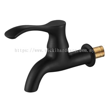 SLINE BLC 3113BC Matte Black Bib Tap - 00925C