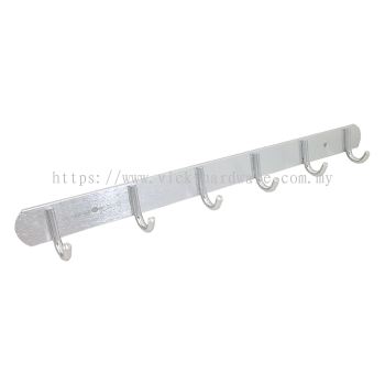 Aluminium Clothes Hook/ Clothes Hanger Hooks (4 head - 6 head) (Wall-mounted) - 00646N/ 00646O/ 00646P