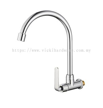 SLINE 1113NT-BM Wall Sink Tap - 00919AG