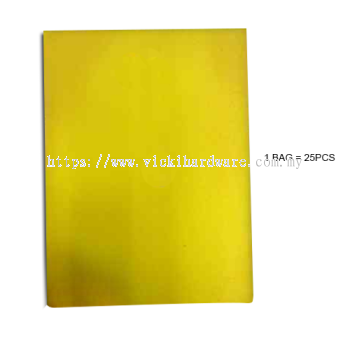 *<1" X15" X21" SPONGE (YELLOW) 1BG=25PC - 00272B