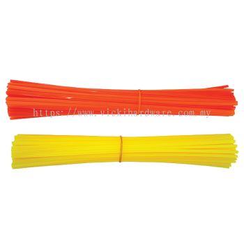 12 Inches x 2.6mm Red/Yellow Grass Trimmer/ Nylon Brush cutter Trimmer Strimmer Line Cord String Wire - 00579W & 00579Y