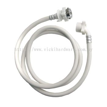 SLINE Washing Machine Inlet Hose (1.5 M - 4.0M) (A + B Connector) - 00204E/ 00204F/ 00204G/ 00204H/ 00204I/ 00204J