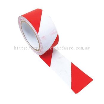 Floor Marking Tape/ Red & White Tape (48mm x 30Y) - 00345F