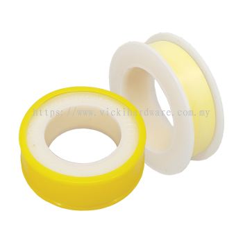 12mm x 0.09mm (8 metres) PTFE Loji Sealing Tape (Yellow) (10 Rolls) - 00214C