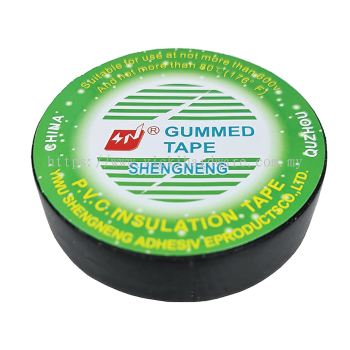 Gummed Tape/ PVC Electrical Insulation Tape (17mm x 20M)(Black) - 00496Y