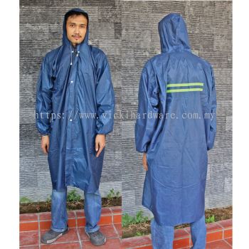 Nylon Raincoat with Reflector Stripes (Raincoat Jacket Only) - 00436F