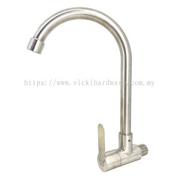 SLINE 1113-411 Wall-Mounted Sink Faucet/ Wall Sink Tap (Matte) - 00917A