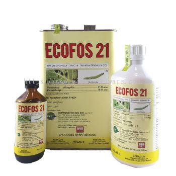 ECOFOS 21 Insecticide/ Racun serangga & anai-anai (250ml/ 1L/ 4L) - 00295P/ 00295Q/ 00295R