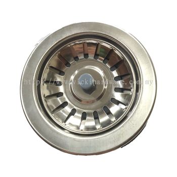 Stainless Steel Sink Waste Trap (4 Inches) - 00530E