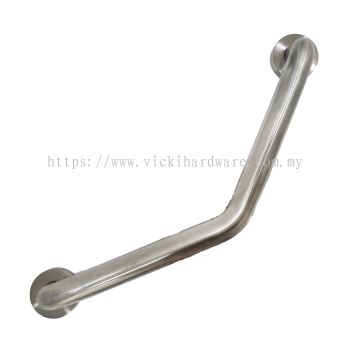 SUS304 Stainless Steel V-Type Matt Anti-slip Grab Bar (30cm + 30cm x 32mm) - 00528E