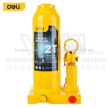 DELI Hydraulic Bottle Jack (2 Ton-32 Ton) - DQ71002/DQ71004/DQ71006/DQ71010/DQ71012/DQ71020/DQ71032