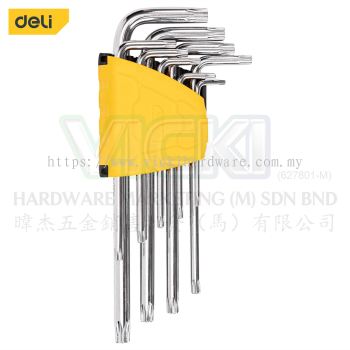 DELI Long Torx Hex Key Set (9 PCS) - DL3091