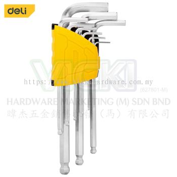 DELI Ball End Hex Key Set (9 PCS) - DL3088