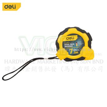 DELI Steel Measuring Tape (7.5M x 25mm) - DL3798Y