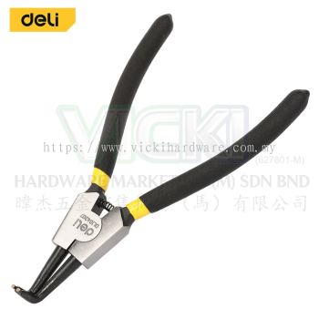 DELI External Bent Circlip Plier (7 Inches)(170mm) - DL104307