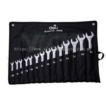 DELI Combination Spanner Set (14 PCS/ Set) - DL130014B