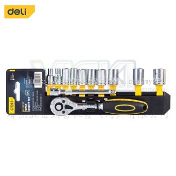 DELI Socket Sets (12 PCS/Set) - DL0012T