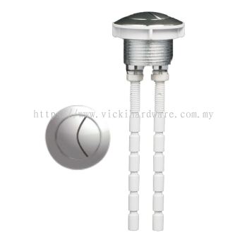 TPE 6202 Dual Push Button Chrome Plated (38mm) 