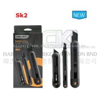 DELI SK2 Utility Knife Set ( 3 PCS ) - D-HT4003