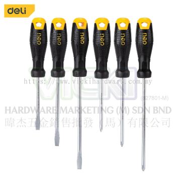 DELI 6PCS Screwdriver Set (CR-V) - DL620006