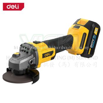 DELI 4.0AH Li-Ion Angle Grinder (20V) - DC600