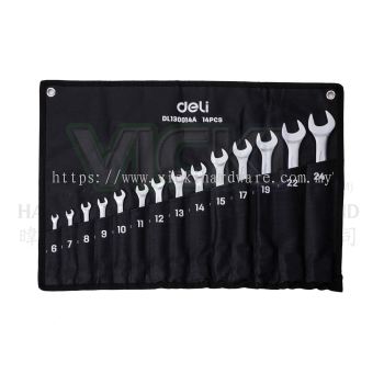 DELI Combination Spanner Set (14 PCS/Set) - DL130014A