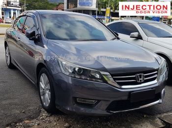 HONDA ACCORD 13Y-18Y = INJECTION DOOR VISOR WITH STAINLESS STEEL LINING