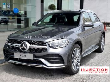 MERCEDES GLC CLASS (SUV) X253 2016 - ABOVE = INJECTION DOOR VISOR WITH STAINLESS STEEL LINING