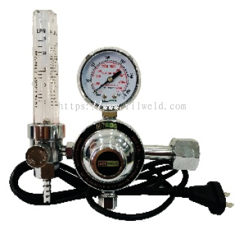 Ace Weld CO2 Heater Regulator C/W Flowmeter