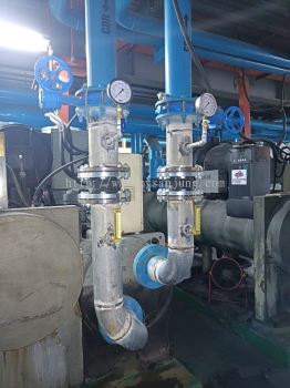 Replacement Of Leaking Condenser Water Pipes for Chiller System