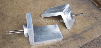 Aluminium casting L-shaped heater