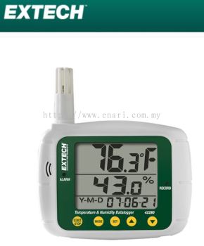 EXTECH 42280 HUMIDITY & TEMPERATURE DATA LOGGER 