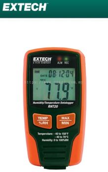 EXTECH RHT20 HUMIDITY & TEMPERATURE DATA LOGGER 