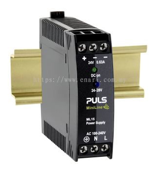 PULS ML15.241 DIN Rail Power Supplies INPUT : AC100~240V OUTPUT : DC24V/15W/0.63A