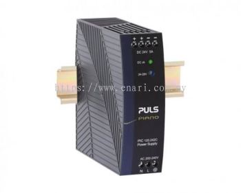 PULS PIC120.242C DIN RAIL POWER SUPPLIES INPUT: AC200~240V OUTPUT: 24VDC/120W/5A 