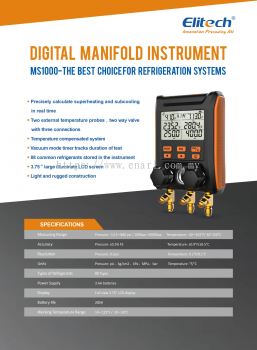 Digital Manifold Elitech MS1000