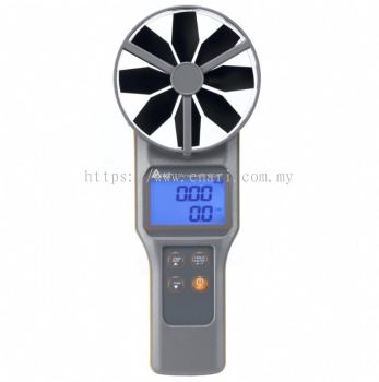 8917 AZ Instruments 100mm VANE ANEMOMETER simultaneously air velocity, volume, temperature, humidity, dew point & wet bulb temperature