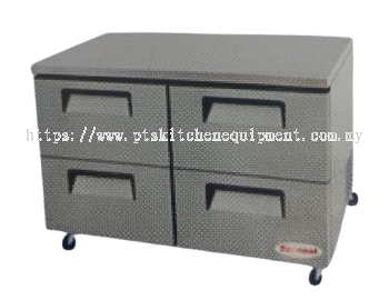 4 DRAWER COUNTER CHILLER